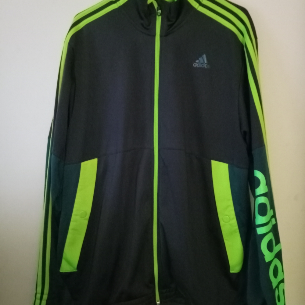Black & Green Adidas Tracksuit..size XL.